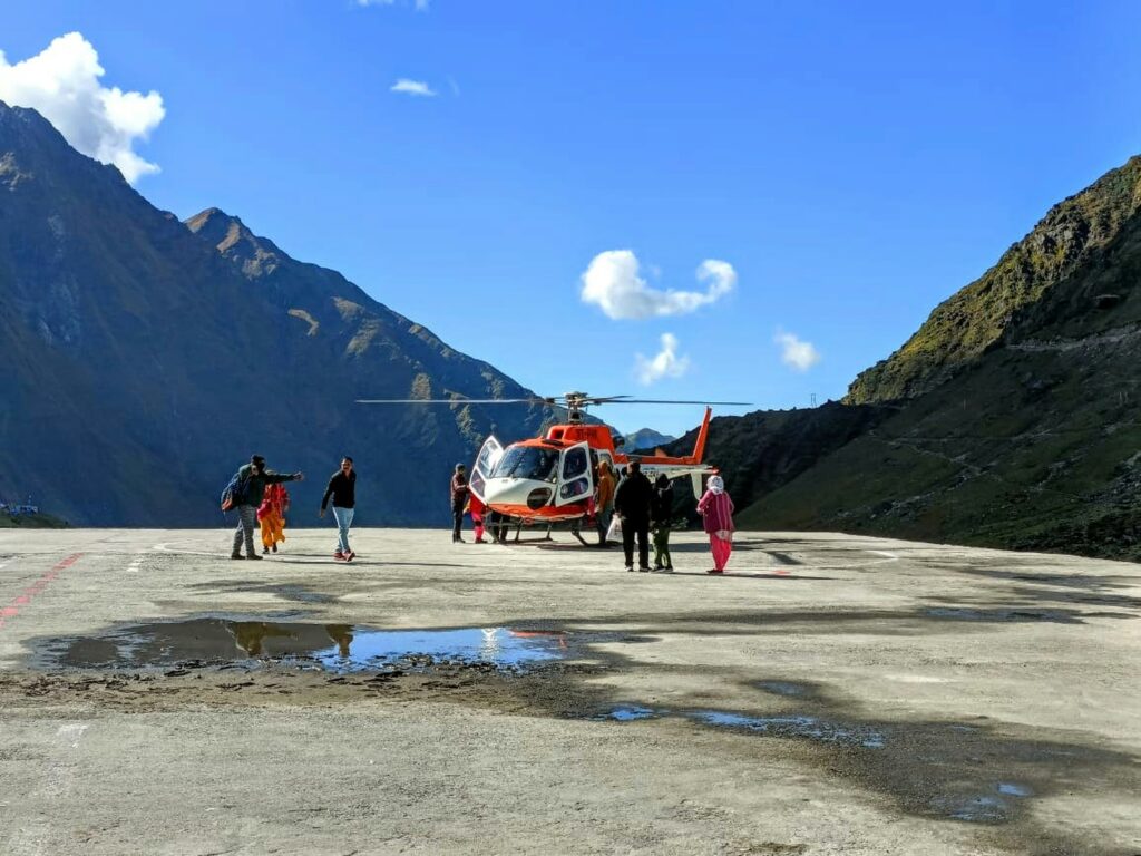 helicopter to kedarnath