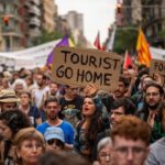 anti tourism protest