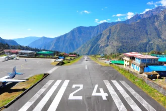 Dangerous airport - lukla airport Nepal