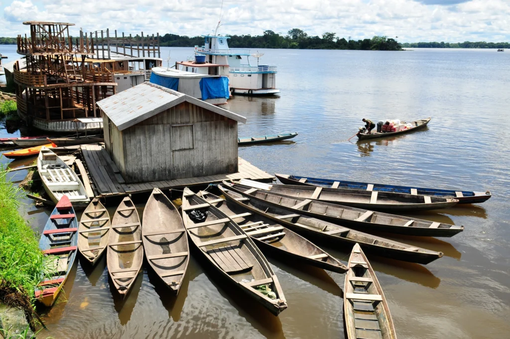 HARBOUR FOR ENTRY IN AMAZON RIVER RAINFORESTS- BRAZIL