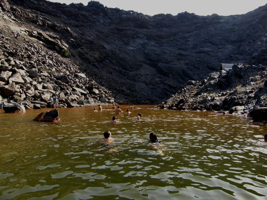 Palea Kameni, Santorini - swim in a volcano