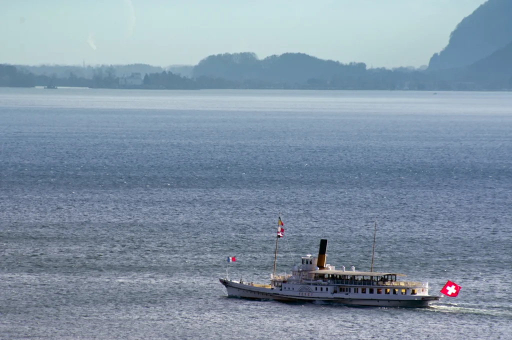 Lausanne & Lake Geneva boat
