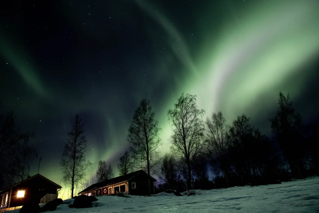 Abisco's northern lights