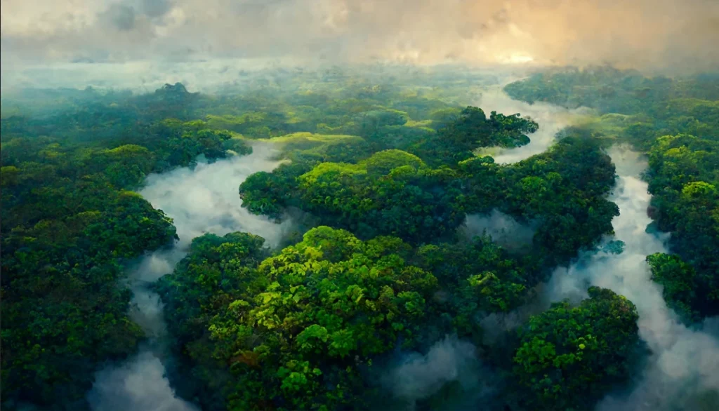 AMAZON RIVER RAIN FORESTS
