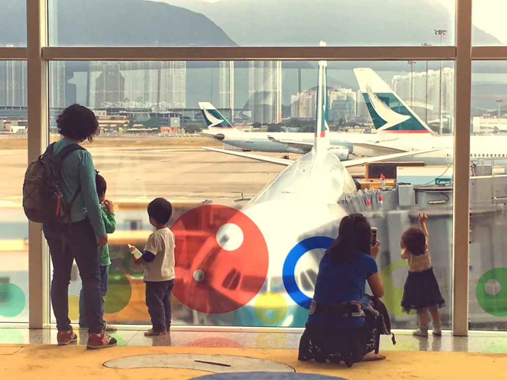 Flying with toddlers
