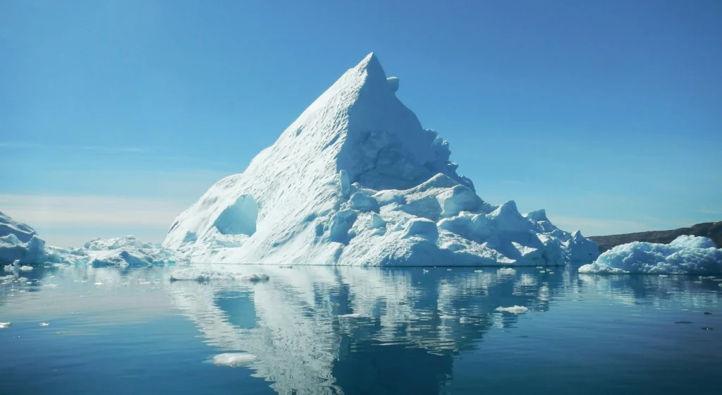 A GIANT ICEBERG IN ANTARCTICA