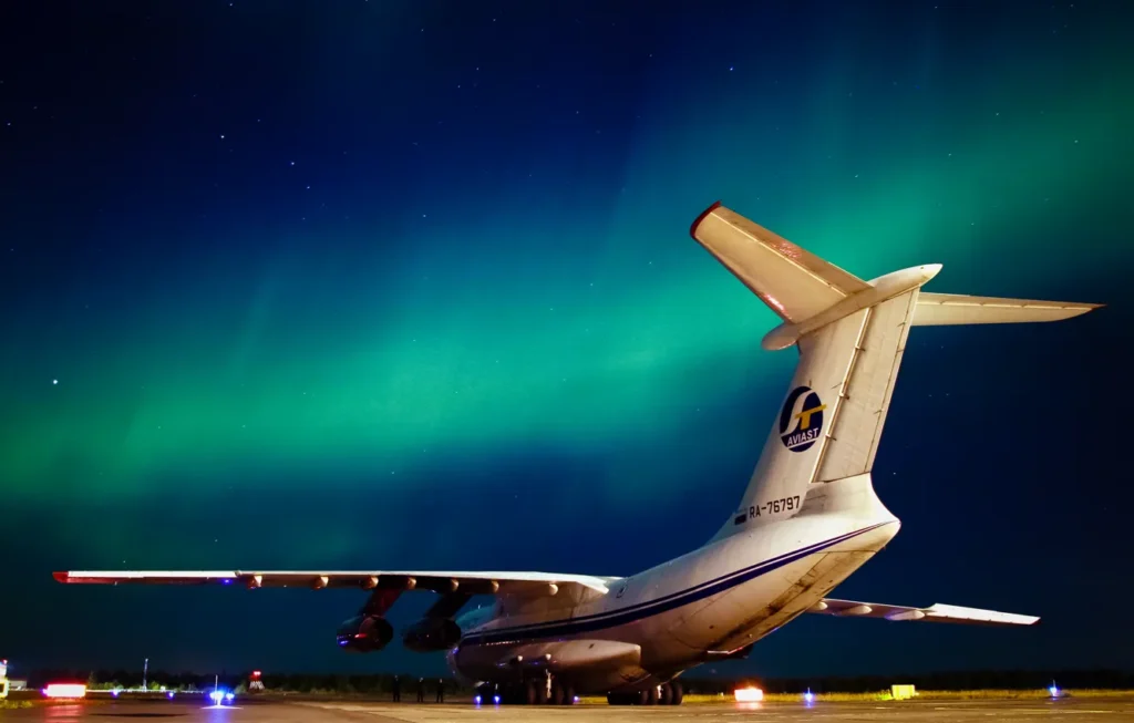 Plane for northern lights Tour