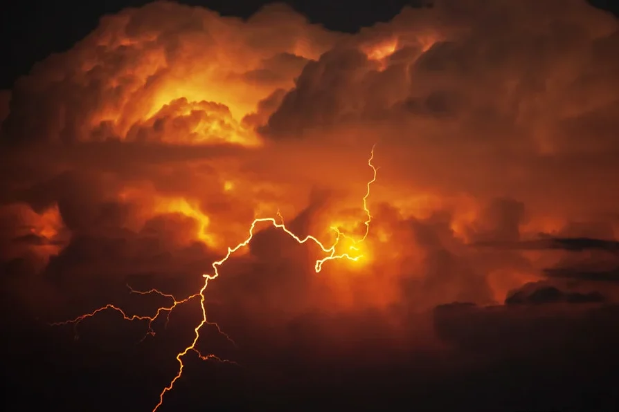 Red Sprites Lightning