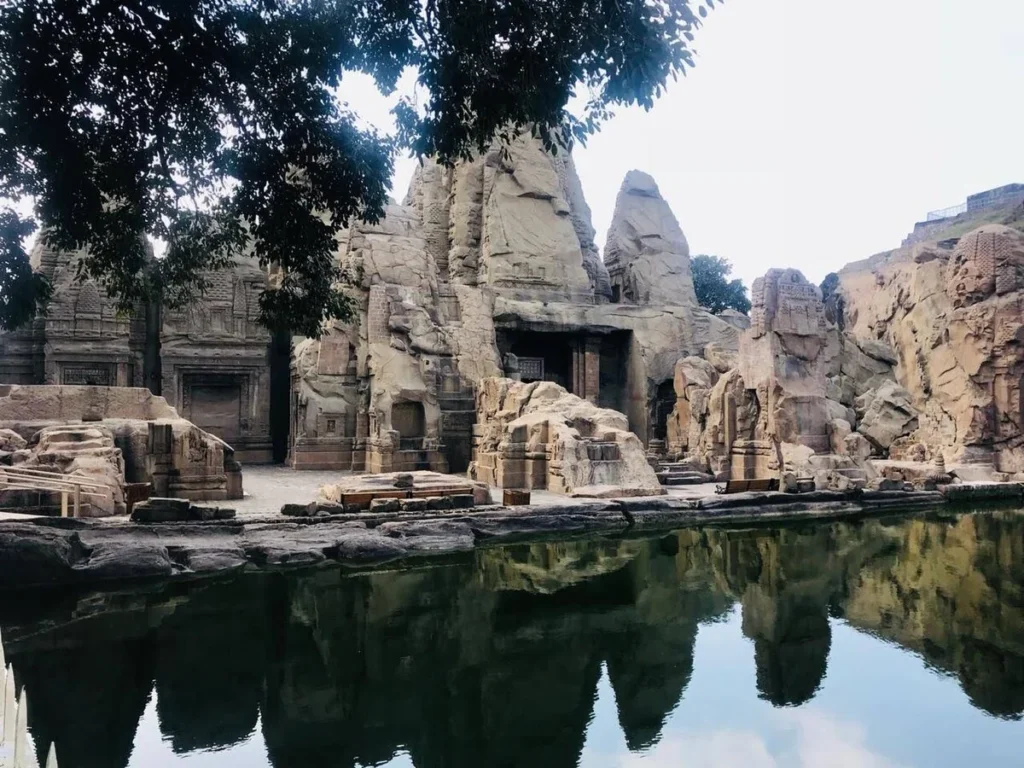 Submerged Masrur Temples in Kangra valley