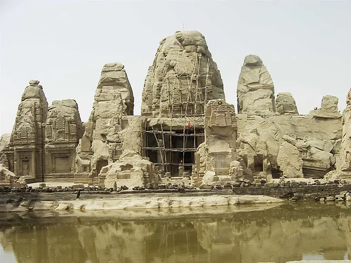 Monolithic temples Masrur in Kangra valley