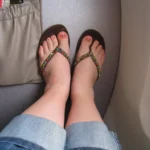 Never wear Flip Flops in plane