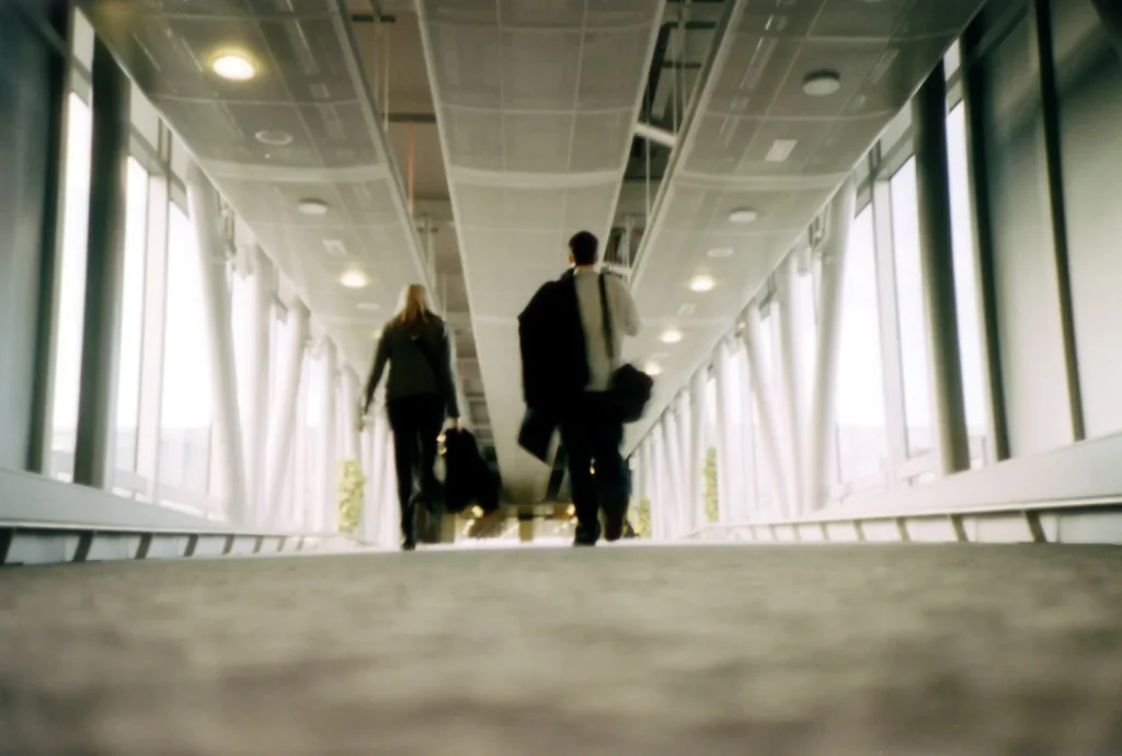 Walking at Airport-Not With flip flops 