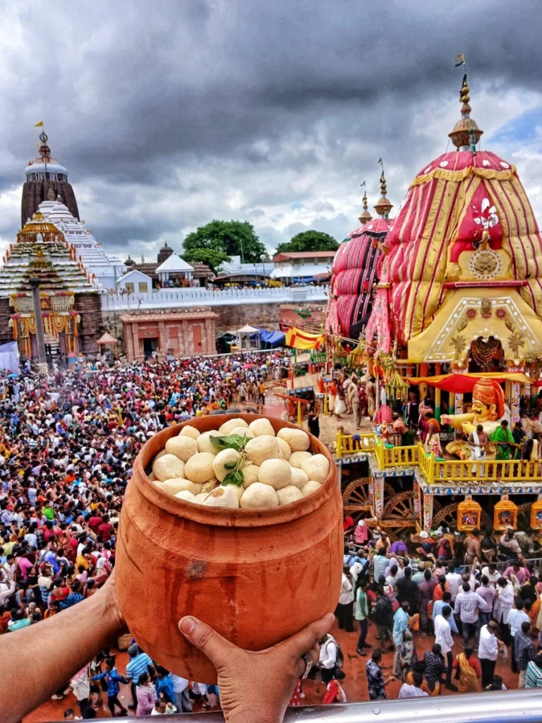 Rasagola offered to Lord Jagannath- Rasagola Dibasa