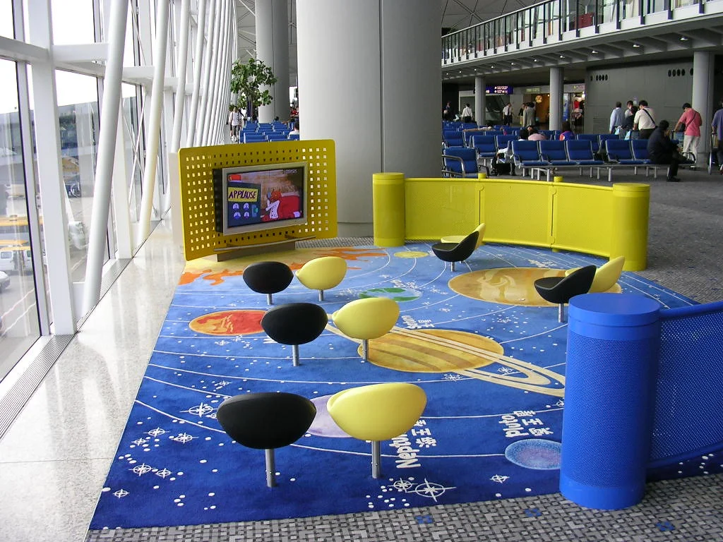Kids Lounge At Hong kong airport
