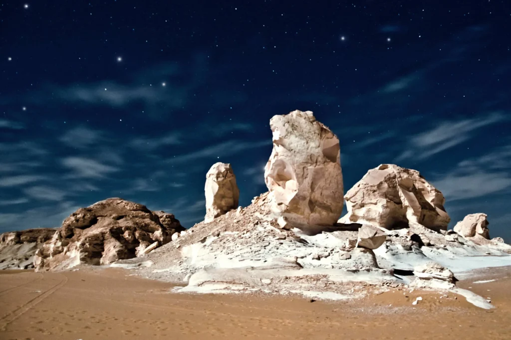 white desert
