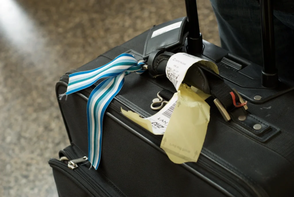 Luggage with Ribbon