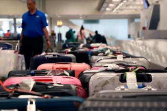 Luggage with Ribbon