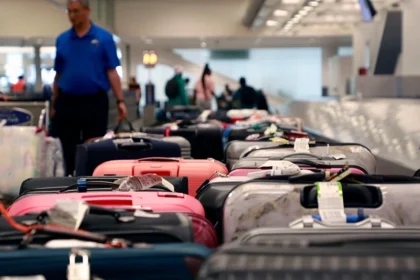 Luggage with Ribbon