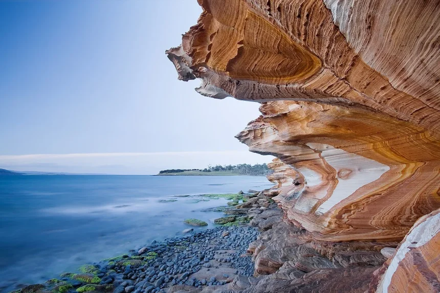 Painted_Cliffs-maria island national park-tasmania, australia-wmc