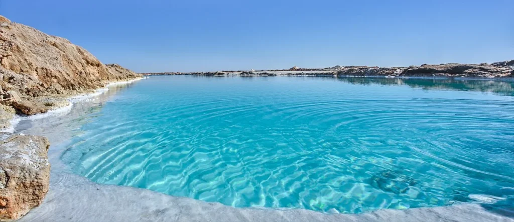Salt Lakes Of Siwa Oasis