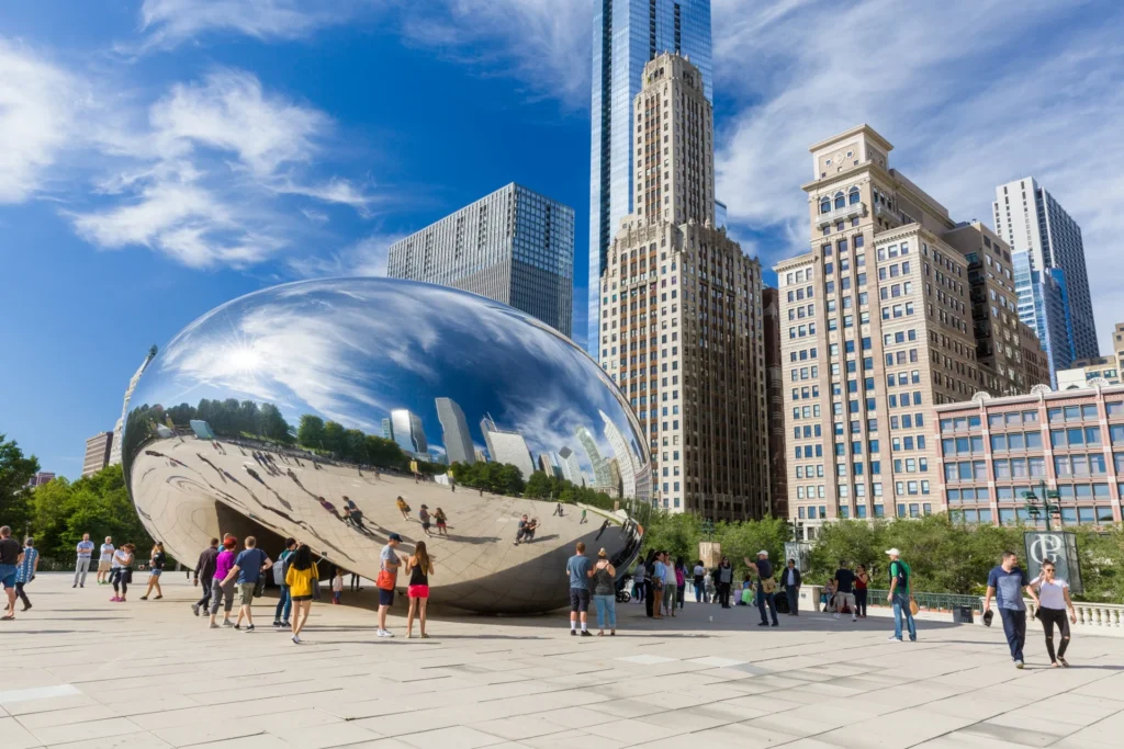 Millennium Park and The Bean