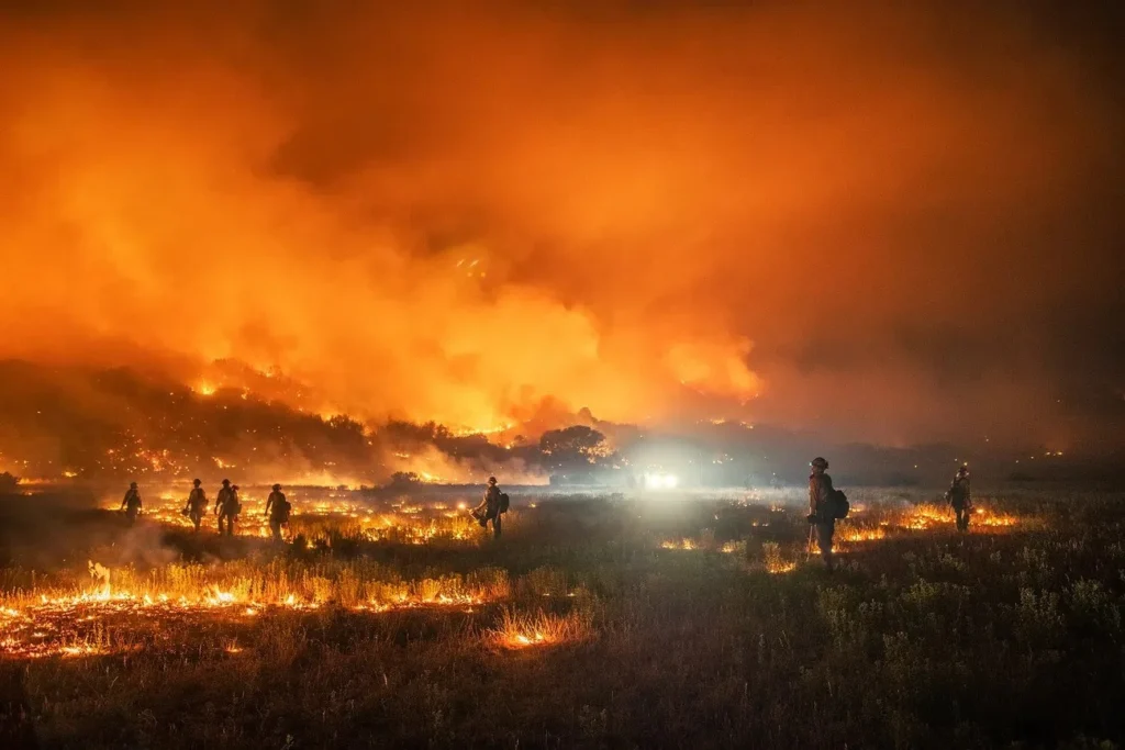 Wildfire in Spain