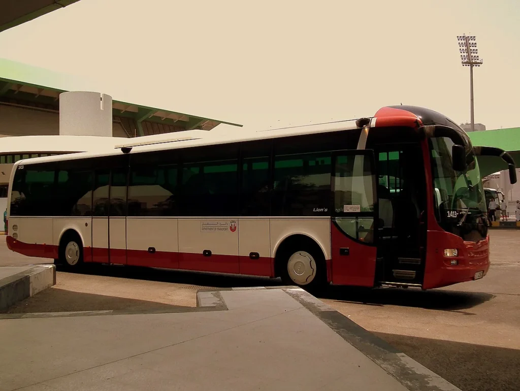 Bus of emirates- Yas Island Shuttle Service