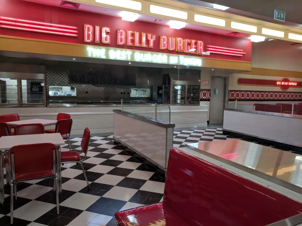 Dinning at Warner bros Yas Island