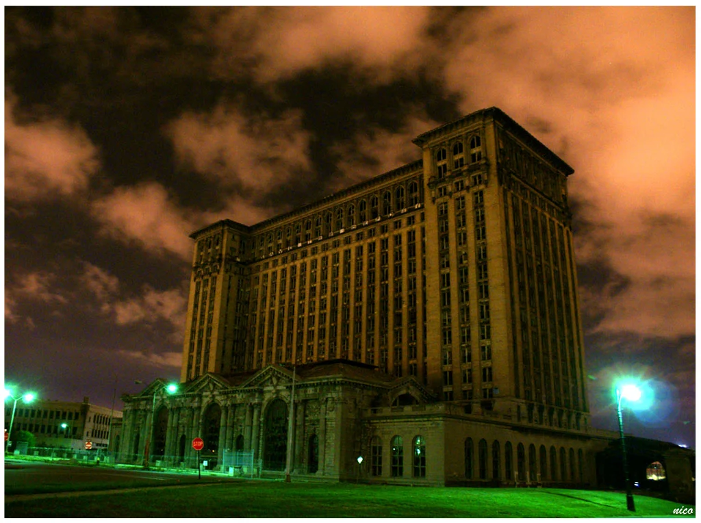 detroit's Michigan central station