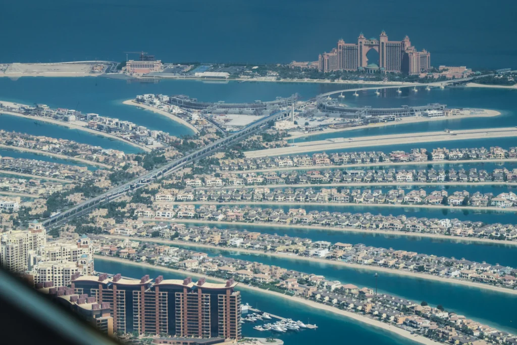 Palm Jumeirah from above