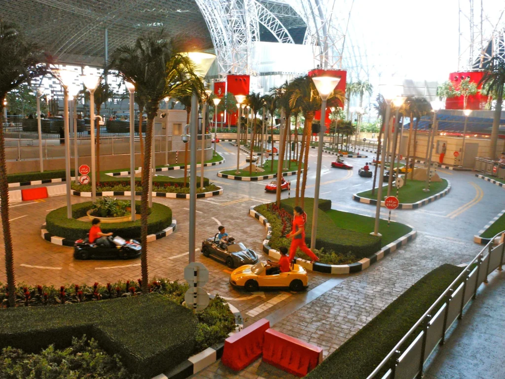 Kids area- Ferrari world