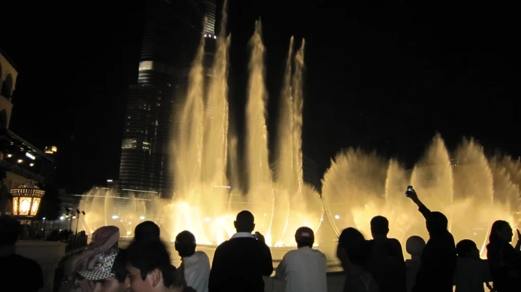 Fountain show, dubai