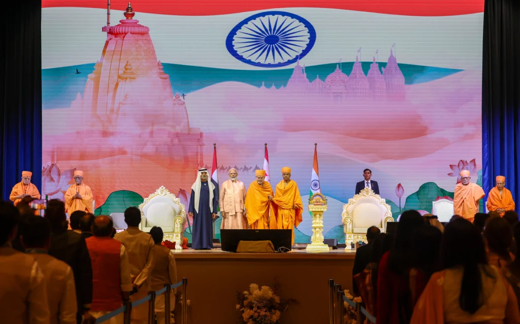 Inaugration day of BAPS Hindu Mandir Abu Dhabi