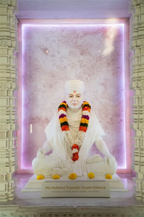 Statue of pramukh swami maharaj