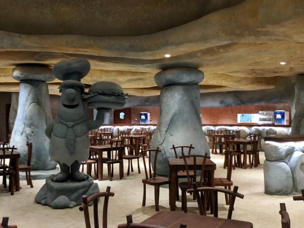 Dinning at Warner bros Yas Island