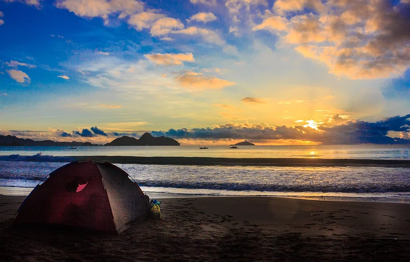 best beaches for camping