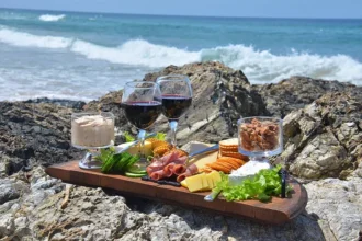 Tropical beaches with best food