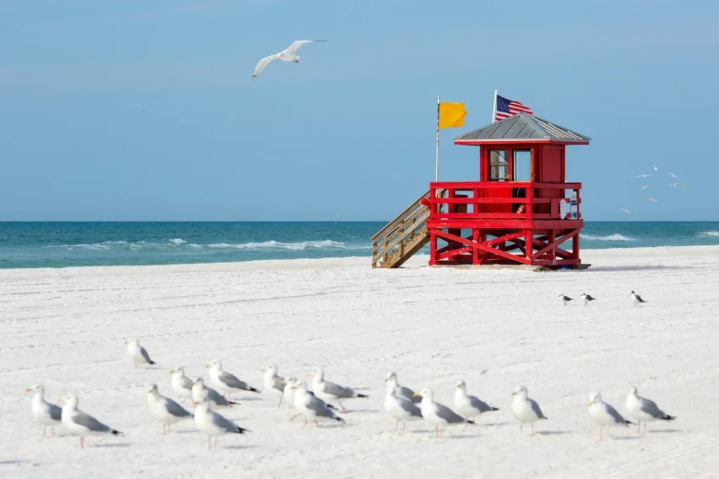 Siesta key beach, Florida, USA